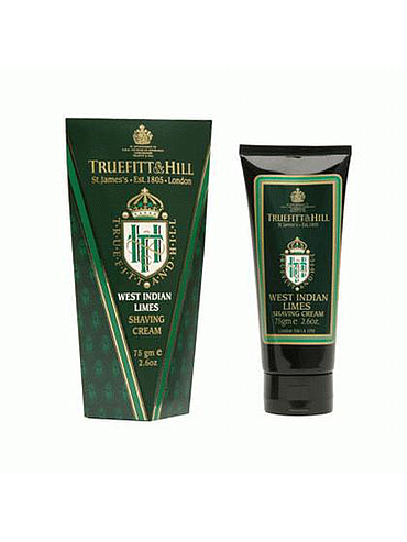 Truefitt - West Indian Limes tube of shaving cream - 75g