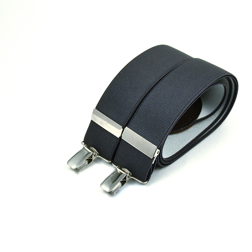 Brede bretels met clips - Grijs