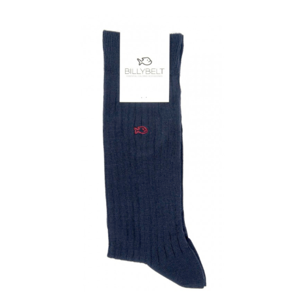 BillyBelt - Chaussettes fil d'Ecosse - Marine