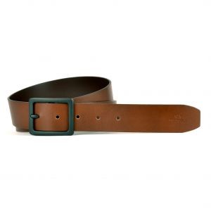 Billybelt - Ceinture en cuir - effet lisse - Cognac T 100