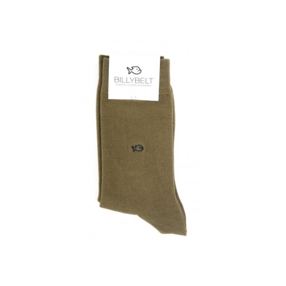 BillyBelt - Plain Cotton Socks - Mouse Grey
