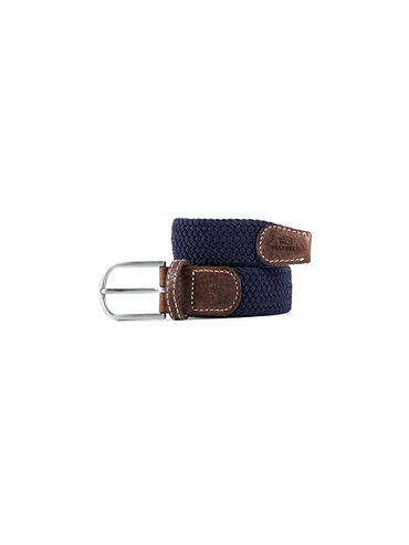 Billybelt - Ceinture tressée élastique - Bleu Marine - Taille 0