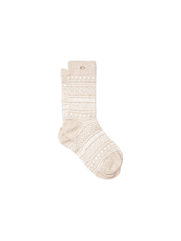 BillyBelt - Chaussettes en coton peigné Jacquard - Beige