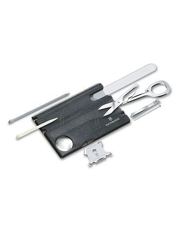 Victorinox - Swiss Card Nailcare - Transparant Zwart