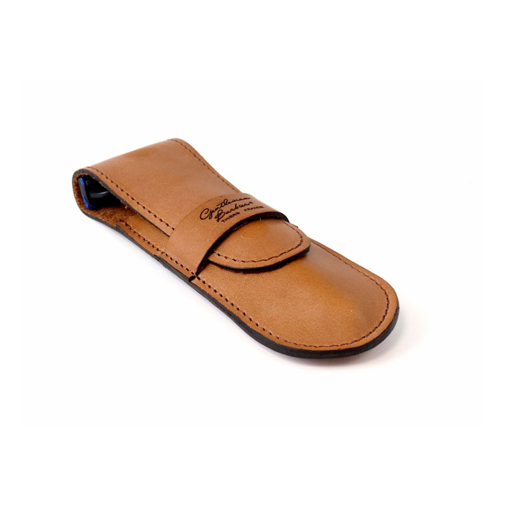Gentleman - Etuis pour rasoir droit - Brun clair