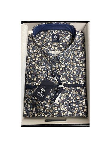 Navili - Blue Lampedusa Shirt - XL