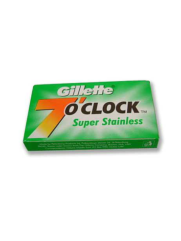 Gilette - 7 O'Clock Lames de rasoir Super Stainless