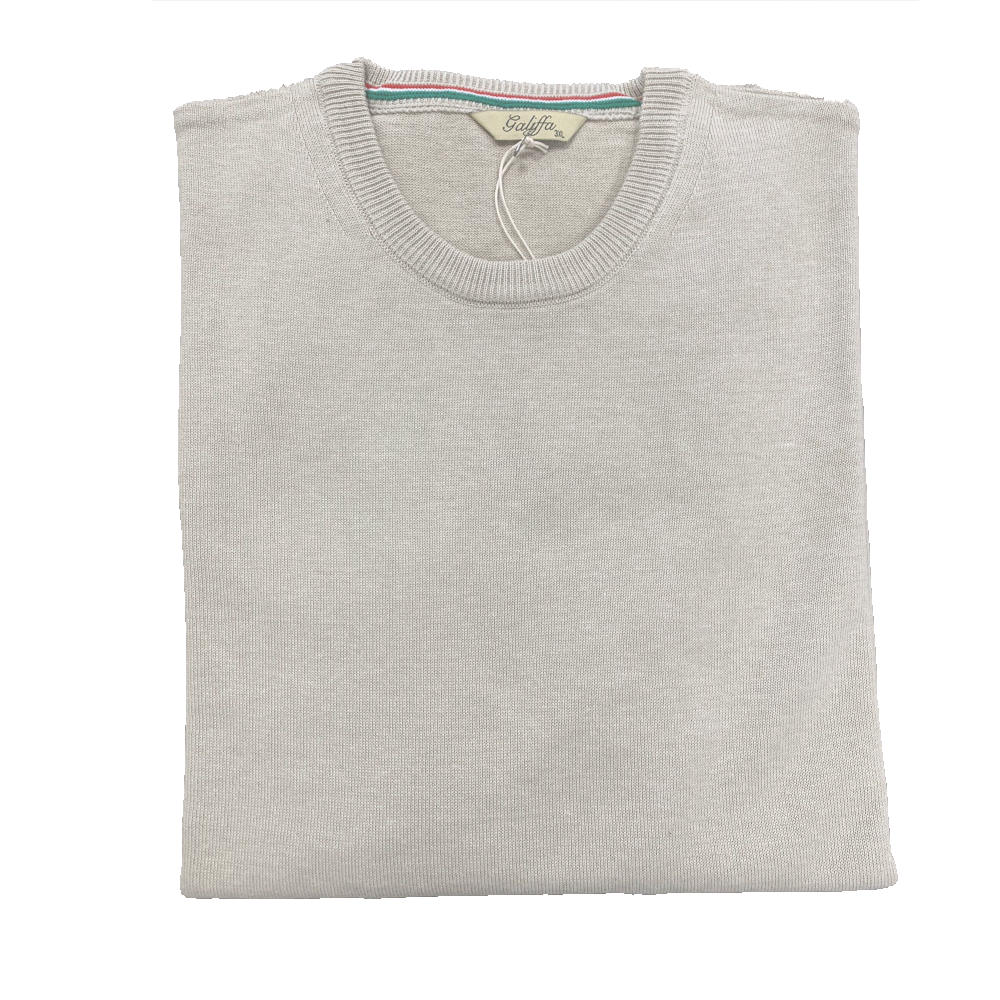 Galiffa - Beige jumper - Ronde hals - 3XL