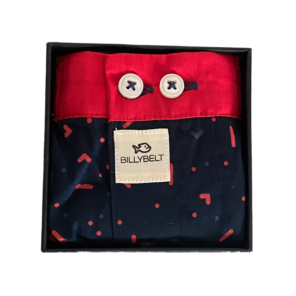 BillyBelt - Biologisch katoenen boxershorts - Fireworks - Maat L