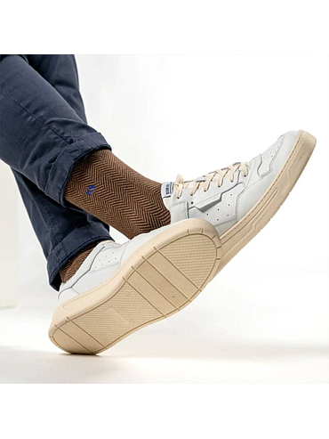 BillyBelt - Gestreept sokken - Noisette