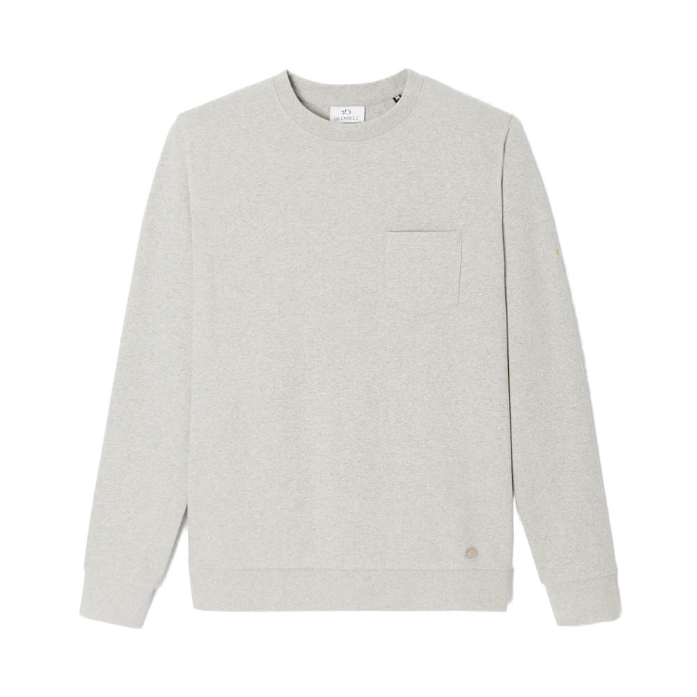BillyBelt - Sweatshirt en coton biologique 400 gr - Gris Chiné - XL