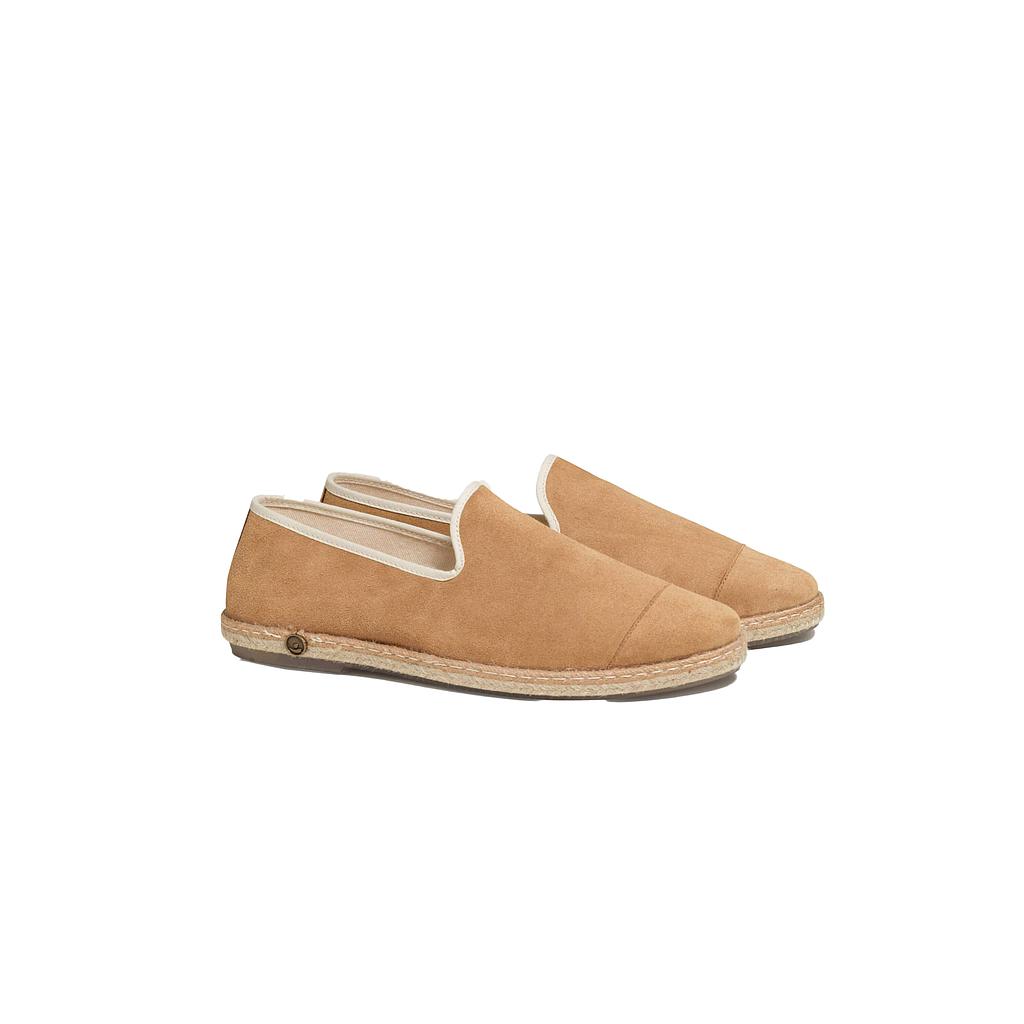 Angarde - Camel leder Espadrille - 44