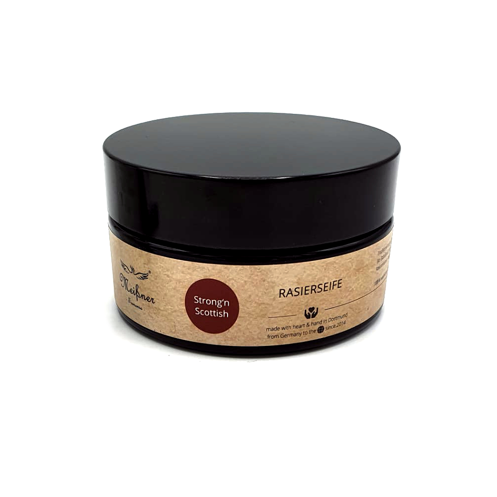 Meissner - Shaving Soap - Strong'n scottish - Glass - 95g