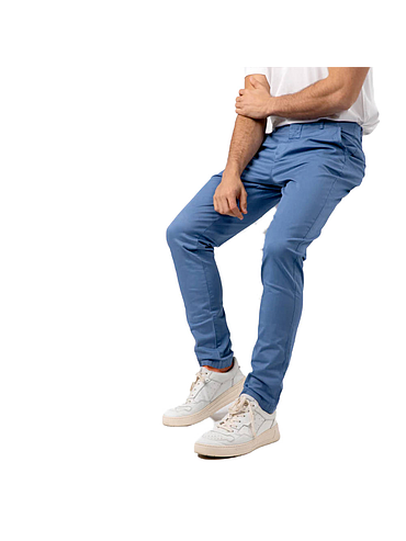BillyBelt - Pantalon Chino Bleu glacier - 44