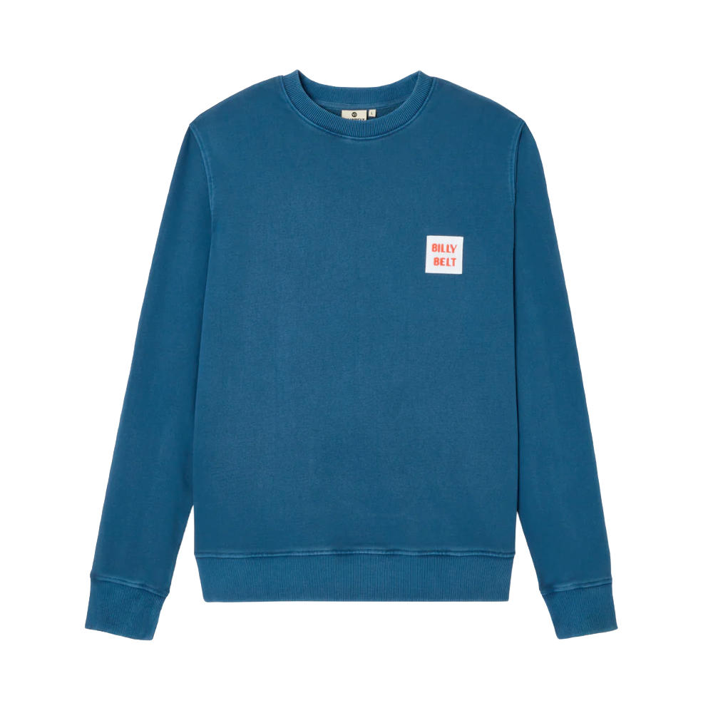 BillyBelt - Organic cotton sweatshirt 400 gr - Marine - M