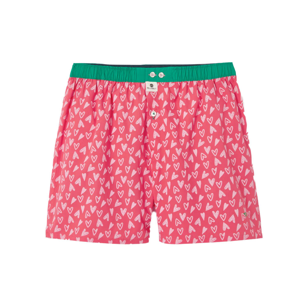 BillyBelt - Organic cotton boxer shorts - Le valentin - Size XL
