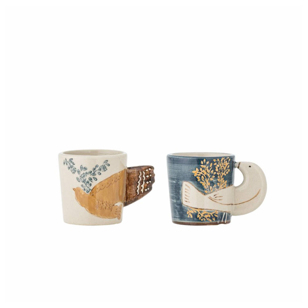 Blooming Ville - Hezha Espresso Cup -  Blue Stoneware