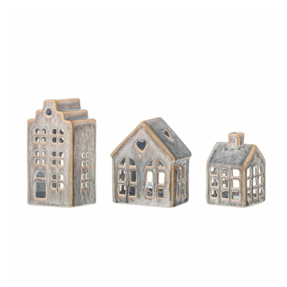 Blooming Ville - Kalia Votive - Brown Stoneware