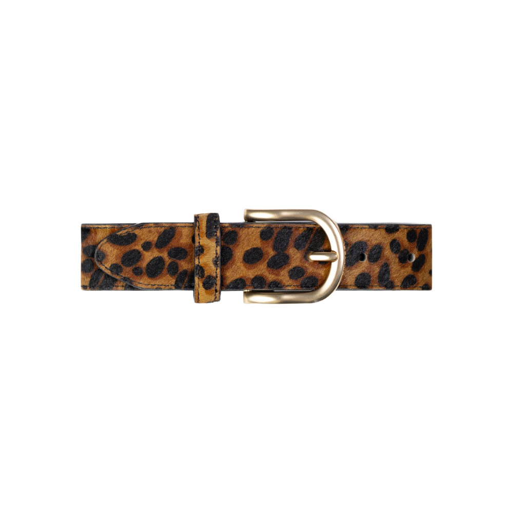 Billybelt - Ceinture en cuir unie - Motif léopard - Taille 75