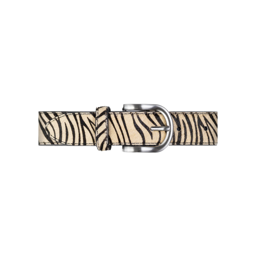 Billybelt - Ceinture femme en cuir unie - Zebre - Taille 95